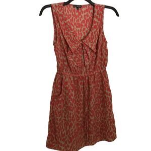 BeBop Pink & Tan Leopard Print Sleeveless Shift Dress - Size Medium - Mobwife